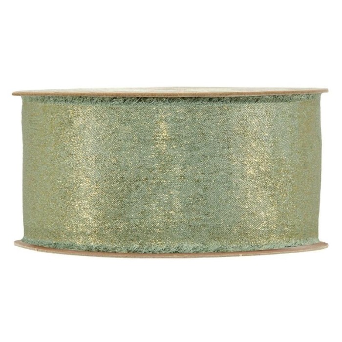 NASTRO SERAPHINE MM50X10MT SAGE